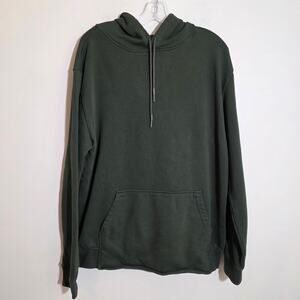 BYLT Green thick heavyweight Core Hoodie pullover sweatshirt men's size large